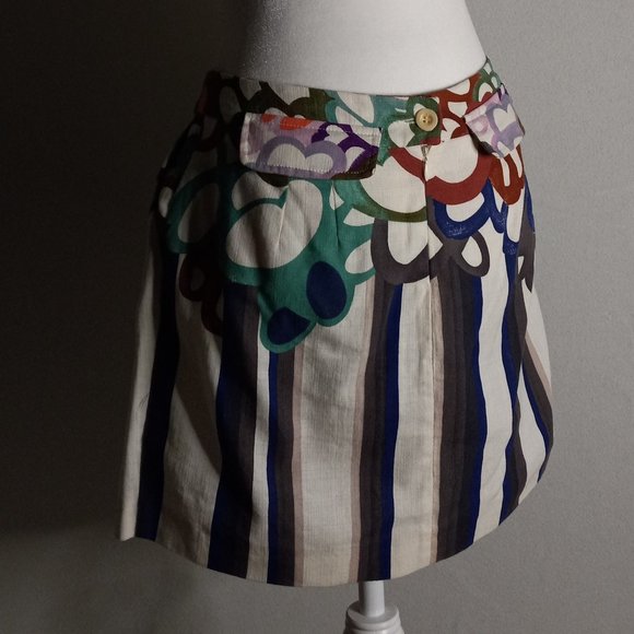 SEE BY CHLOE - PENCIL SKIRT - MULTICOLOR - SIZE 4 (NWOT) - Picture 1 of 2